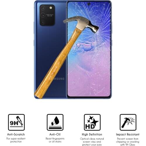 Glass Protector tempered glass smartphone for Samsung Galaxy A91 / S10 Lite (4G) 6.7"