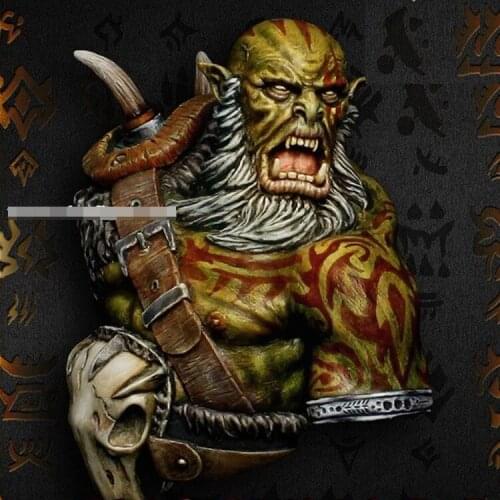 1/9 Resin Portrait Model Sci-fi Orc General Hand-held X229