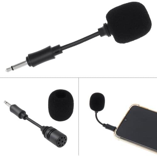 1PC Mini 3.5mm Mic Flexible Microphone Mono Microphone Boom for Loudspeakers Karaoke / Live broadcast / Conference