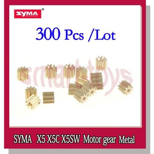 300pcs Syma X5 Gear 9 Teeth Metal Plastic Gear for Syma X5 X5C X5SW X5HC X5HW Quadcopter Motor Parts