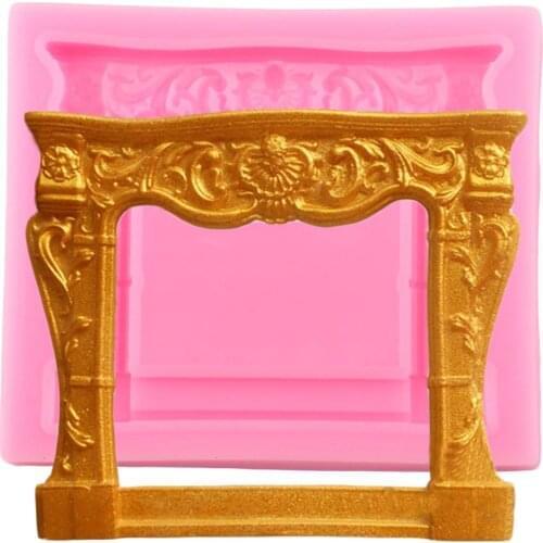 3D Frame Silicone Molds Fondant Chocolate Mould DIY Cake Decorating Tools Candy Clay Mold Kitchen Baking Moulds