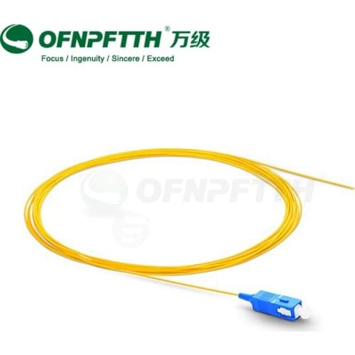 50pcs SC Pigtail Singlemode Simplex 0.9mm PVC Jacket 1M