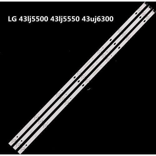 7LED 830mm led strip backlight for LG 43LJ5500 43UJ6300 LC43490062A LC43490063A LC43490064A LC43490060A