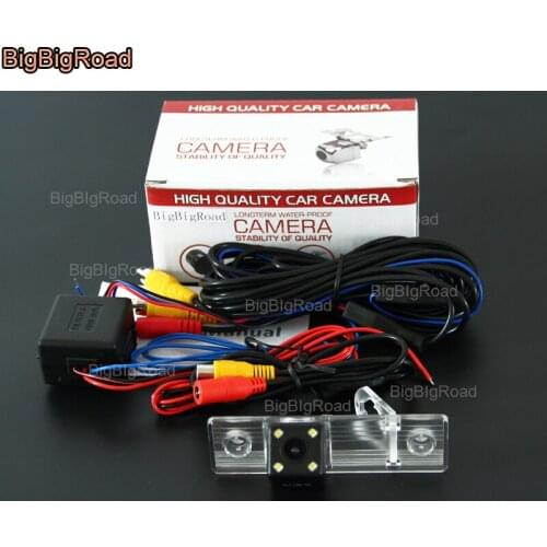 BigBigRoad Car Rear View Reversing Camera with power relay For Chevrolet Cruze / Spark / aveo / Matis / HHR / Lacetti / Chance