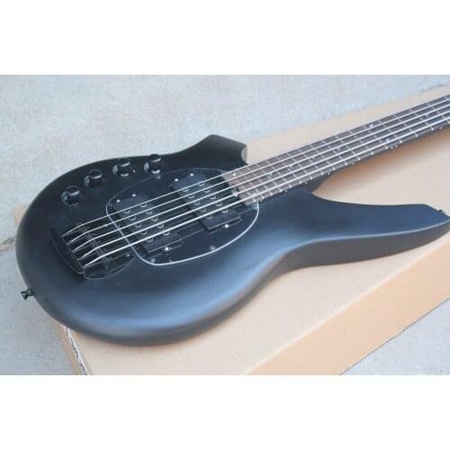 Custom black guitar, basswood body, rosewood fingerboard, high quality