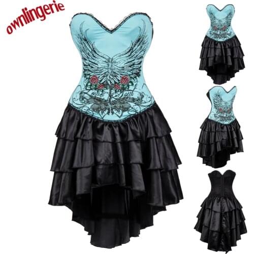 Hot Shapers Body Shaper Corset Dress Over bust Body Shaper Corsets Women Shapewear