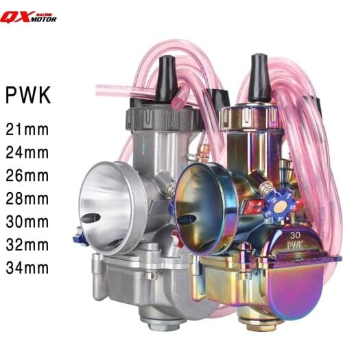 PWK 21 24 26 28 30 32 34 mm Motorcycle Carburetor Carb For 50 110 125 250 cc 2T 4T ATV UTV Monkey DAX Dirt Pit Bike Scooters