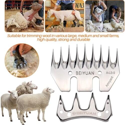 Sheep Clipper Cutter 9 Teeth Shearing Machine Blade Straight Teeth Sheep Shearing Cutting Blade Scissors Cutter