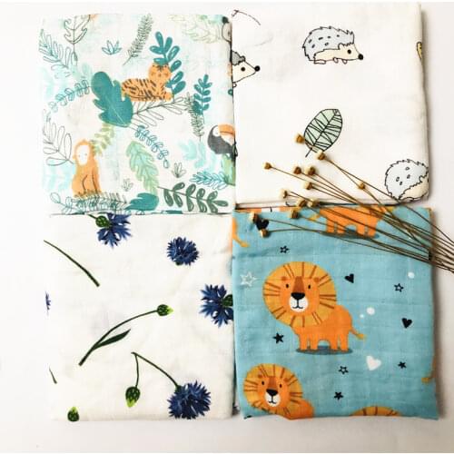 New Cotton Baby Blankets Newborn Soft Organic Cotton Baby Blanket Muslin Swaddle Wrap Feeding Burp Cloth Towel Scarf Baby Stuff