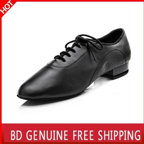 Big promotion BD dance shoes for men Genuine Leather square dance Social dance Ballroom Latin dance shoes 309 Modern shoes Hot
