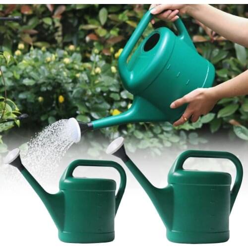 Garden Watering Can Plastic Large Capacity With Long Nozzle Watering Pot For Balcony Vegetable Planting Flower Sprinkling #W0