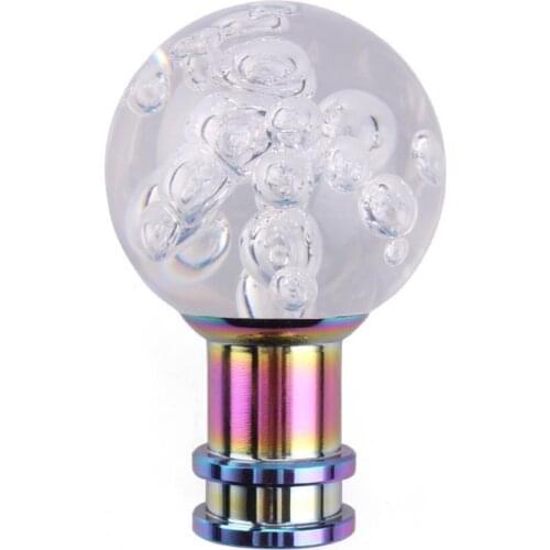 Gear Shift Knob Transparent Acrylic Bubble Exquisite Gear Shifter Lever Head for Cars ford focus alfa romeo renault megane 2