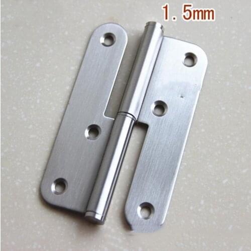 Stainless steel detachable hinge cabinet door window left right hinge x10