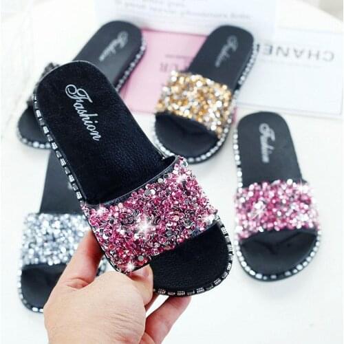 Girls slippers summer children shoes fashion outerwear slippers kids cute fashion little princess non-slip beach slippers