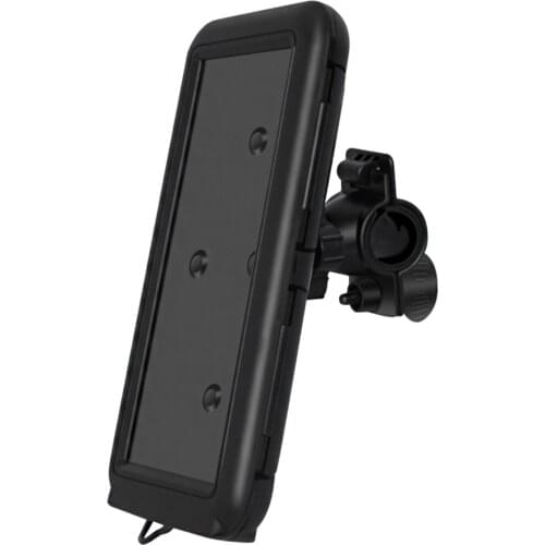 Rotatable Motorcycle Phone Holder Bike Bicycle Waterproof Phone Case Bag