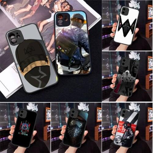 Watch dogs 2 Phone Case For iphone 12 11 8 7 plus mini x xs xr pro max matte transparent cover