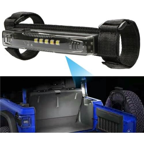 1pc Motorcycle Universal Roll Bar Mount LED Work Illumination Light Bumper Light Top Light Decor for ATV UTV Car Truck Off Road
