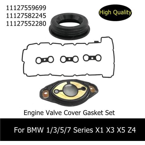 11127582245 11127552280 11127528242 11127559699 High Quality Engine Valve Cover Gasket Set For BMW 1/3/5/7 Series X1/3/5 Z4