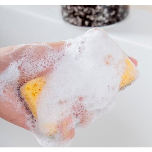 2pcs Scourer Dishs Pad Cloth Cleaning Wiper Rags for Kitchen Towels Strong Decontamination TS2 Household Cleaning Tools