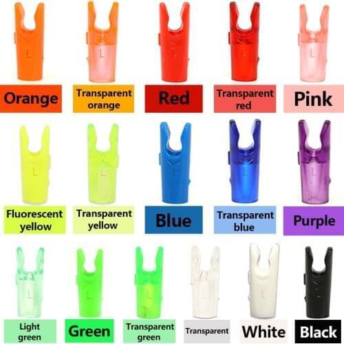 60pcs DIY Plastic Arrow Pin Nocks Size L For ID4.2mm ID6.2mm ID3.2mm Arrow Shaft Archery Accessory
