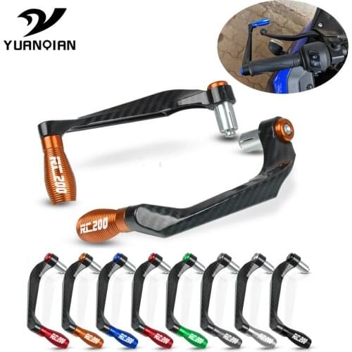 Motorcycle Accessories Anti-fall Brake Clutch Levers Protection moto Lever Hand Guard Handlebars Protector For RC200 RC 200