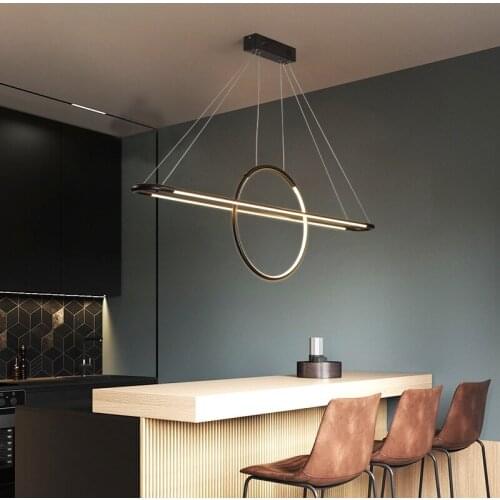 Aluminum Silicone Modern Art LED Chandelier Living room dining room bedroom study room lamps Commercial & office lighting