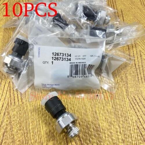 10PCS Engine Oil Pressure Sensor For Chevrolet Impala Silverado Cadillac Saab Hummer H2 H3 Pontiac G8 GMC OEM#12673134 12621234