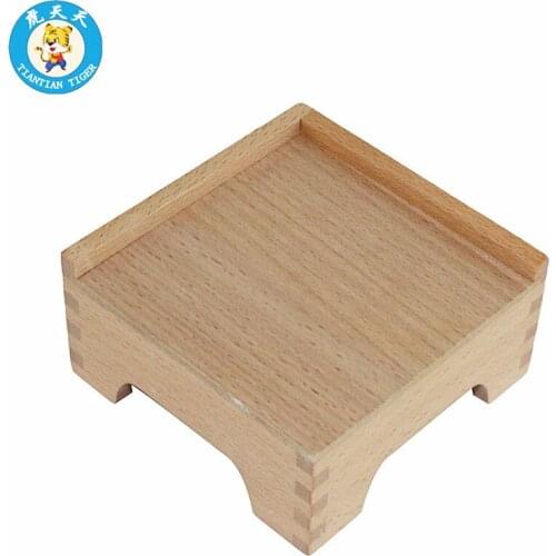 Montessori Baby Sensorial Toys Early Education Wooden Toys Pink Tower Stand