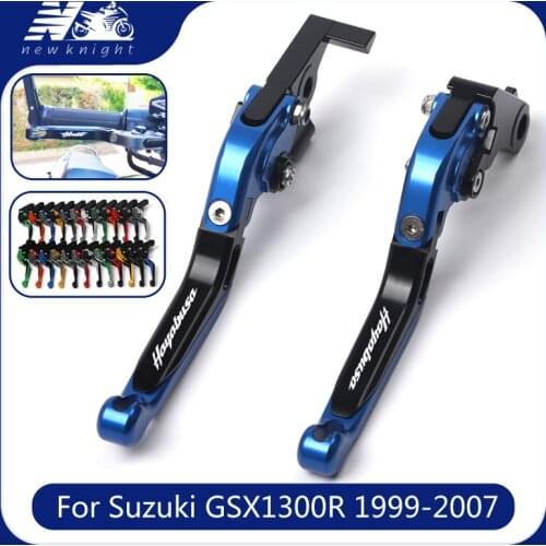 For Suzuki HAYABUSA GSX1300R GSX-1300R 1999-2007 2006 2005 2004Motorcycle CNC Accessories Folding Extendable Brake Clutch Levers