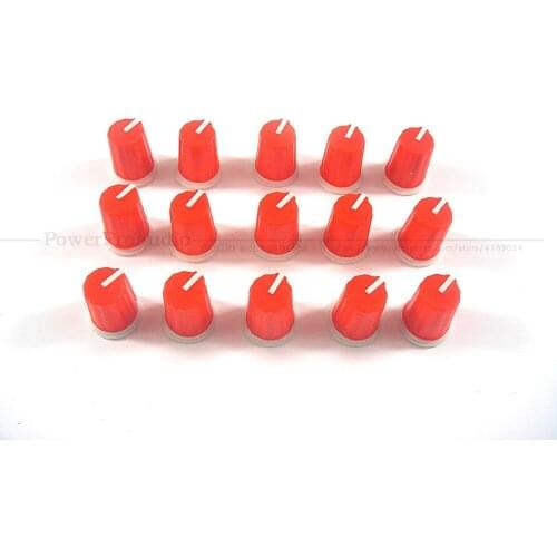 15pcs/lot EQ Cap Equalizer Knob / High School Bass Pot Knob Cap for Pioneer DJ MIXER DJM djm-2000 900 850 750 700 800 Red Color