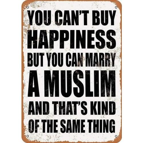 Metal paint wall sticker wall logo wall decoration office bar bar Shop Garage warning etc