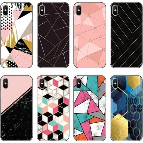 Marble Geometric Silicone Phone Case For Samsung Galaxy M30 J8 J7 J5 Pro J6 J4 Prime A6 A8 A9 Plus J3 2018 2017