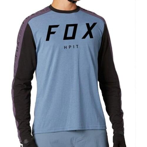 Mens downhill jersey hpit fox mtb shirts mountain bike offroad dh motorcycle motocross sportwear bicycle mtb jersey cycling