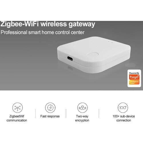 NEW tygwz-01 wireless tuya gateway zigbee 3.0 to wifi smart life APP control smart home host hub compatible alexa google home