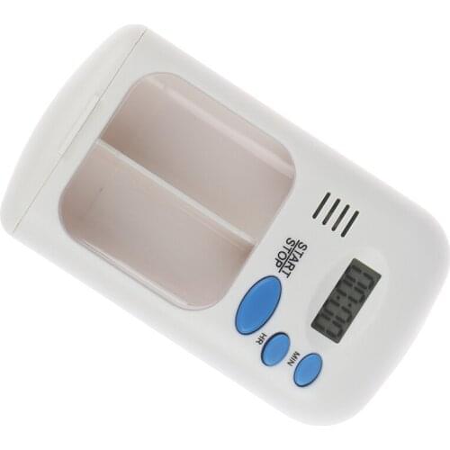 Mini Portable Pill Reminder Drug Alarm Timer Electronic Box Organizer LED Display Alarm Clock Remind Small First Aid Kit