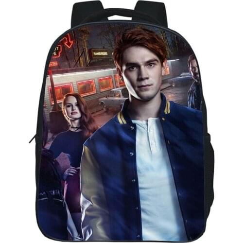 Riverdale Backpack 2021 South Side Serpents Backpack Children Black School Bag Zipper Cartoon Bookbag Boys Girls Bags Mochila