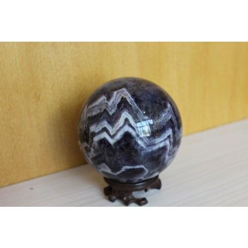1480g 102mm NATURAL Dream amethyst QUARTZ CRYSTAL SPHERE BALL HEALING