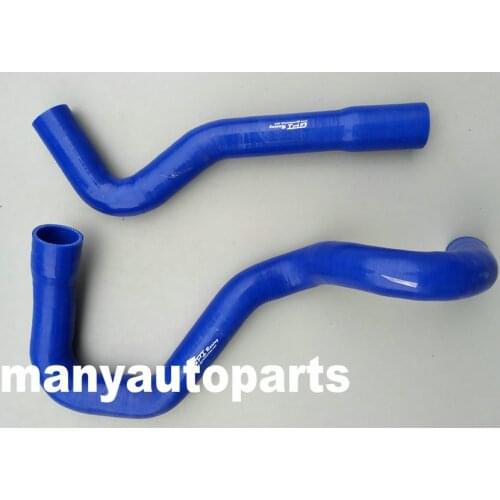 Silicone radiator heater hose for PATROL Y61 TD42 4.2L DIESEL 12/97-ON Blue