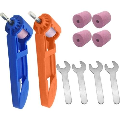 Drill Sharpener 2-12.5mm Portable Corundum Grinding Wheel Power Tool Drill Polishing Grinder Grinding Wheel Sharpener Sharpener