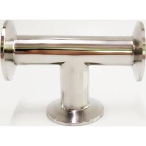 76mm Pipe OD x 3" Tri Clamp Tee 3 Way SUS 304 Stainless Steel Sanitary Fitting Homebrew Beer Wine Diary Product