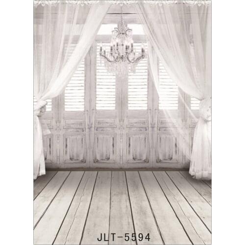 White Curtain Droplight Photography Background Computer Printed Vinyl Backdrop Photo Studio for Wedding Children for Photo Shoot