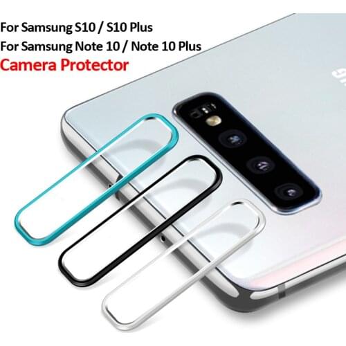 For Samsung Galaxy Note 10 Note10 Plus Metal Protection Ring Cover For Galaxy S10 S10 Plus S10+ Camera Len Film Screen Protector