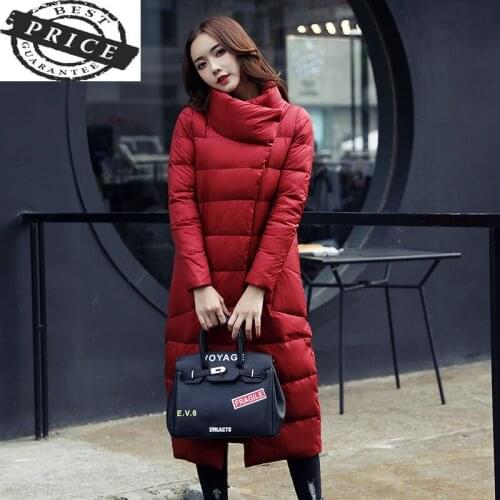 Winter Woman Jacket Thick Warm Down Cotton Jacket Women 2021 New Fashion Loose Long Coat Female Tops Abrigo Mujer LW635