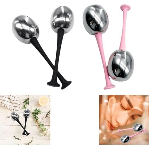 1Pair Ice Facial Roller Globes Cooling Globes Beauty Tools for Face Cooling Women Girls Ladies Eyes Tighten Skin Treatment