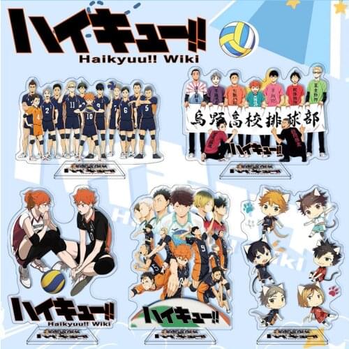 2021 Haikyuu! Anime Volleyball Boy Girl Acrylic Keychain Cute Cartoon Funny Key Ring Bag Purse Pendant Straps Cosplay Gift