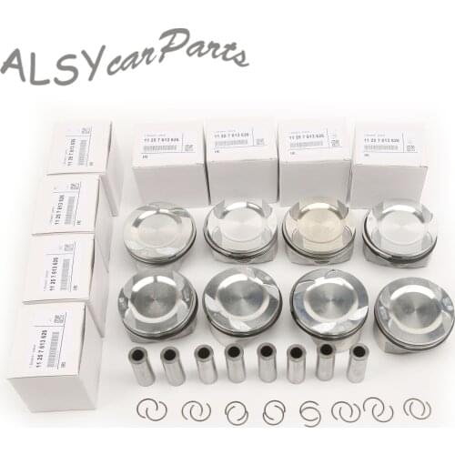 4.4L V8 Twin Trubo Engine Pistons & Rings 11257613626 89MM 22MM For BMW F07 550i xDrive F12 F13 650i F02 750Li xDrive F04 E72
