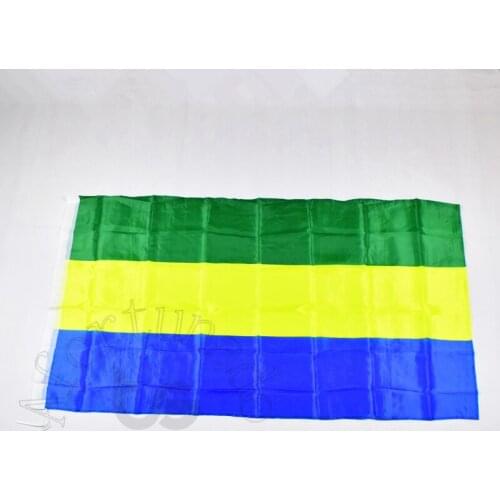 Gabon flag Banner 3x5 Foot 90*150cm Hanging Home Decoration flag