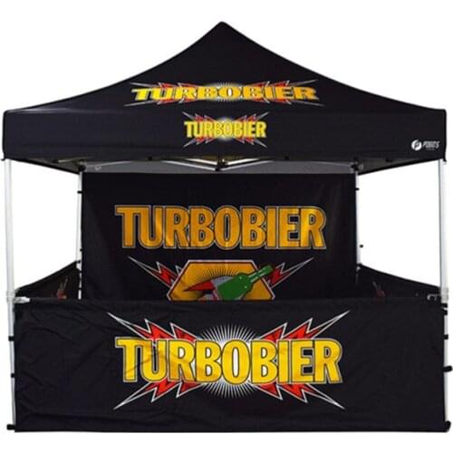 Hexagonal 40x40mm Aluminum Customized Logo Printing Instant Party Gazebo Event Tent in 3*3m Size for Promotion and Advertisement