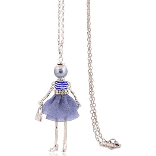 Fashion necklace for women 2019 new arrival big choker crystal necklace pendant fine jewelry simple female charm long chains