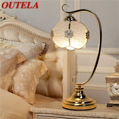 OUTELA Dimmer Desk Lamp Simple Creative Modern For Home Bedroom Bedside Romantic Wedding Table Light